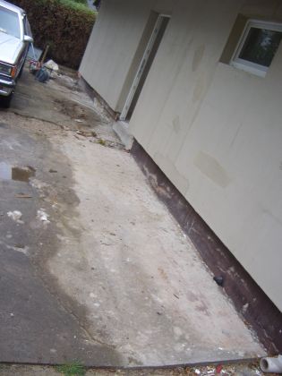 Betonschneiden vorher