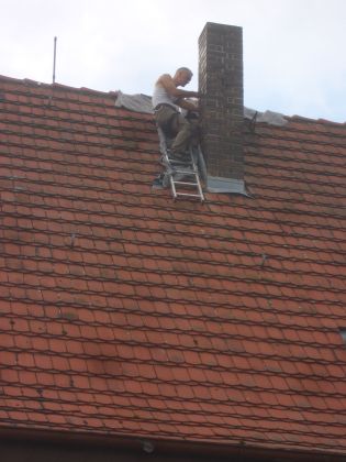 Schornstein neu verputzen